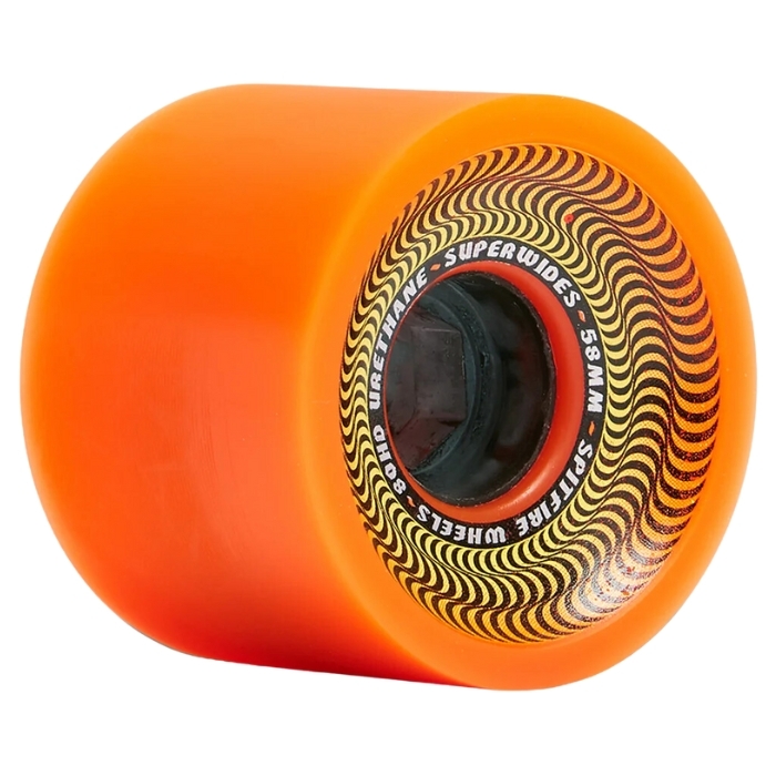 Spitfire Superwides Orange 80HD 58mm Skateboard Wheels