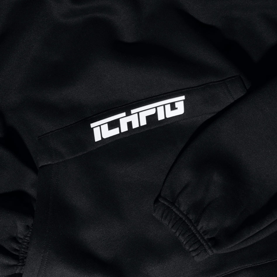 Ichpig Strike Base Shot Cord Black Hoodie