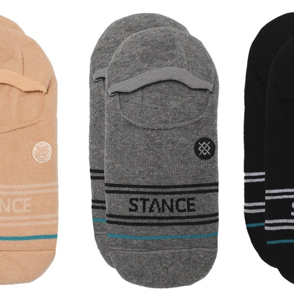 Stance No Show Basic 3 Pack Sand Medium Mens Socks