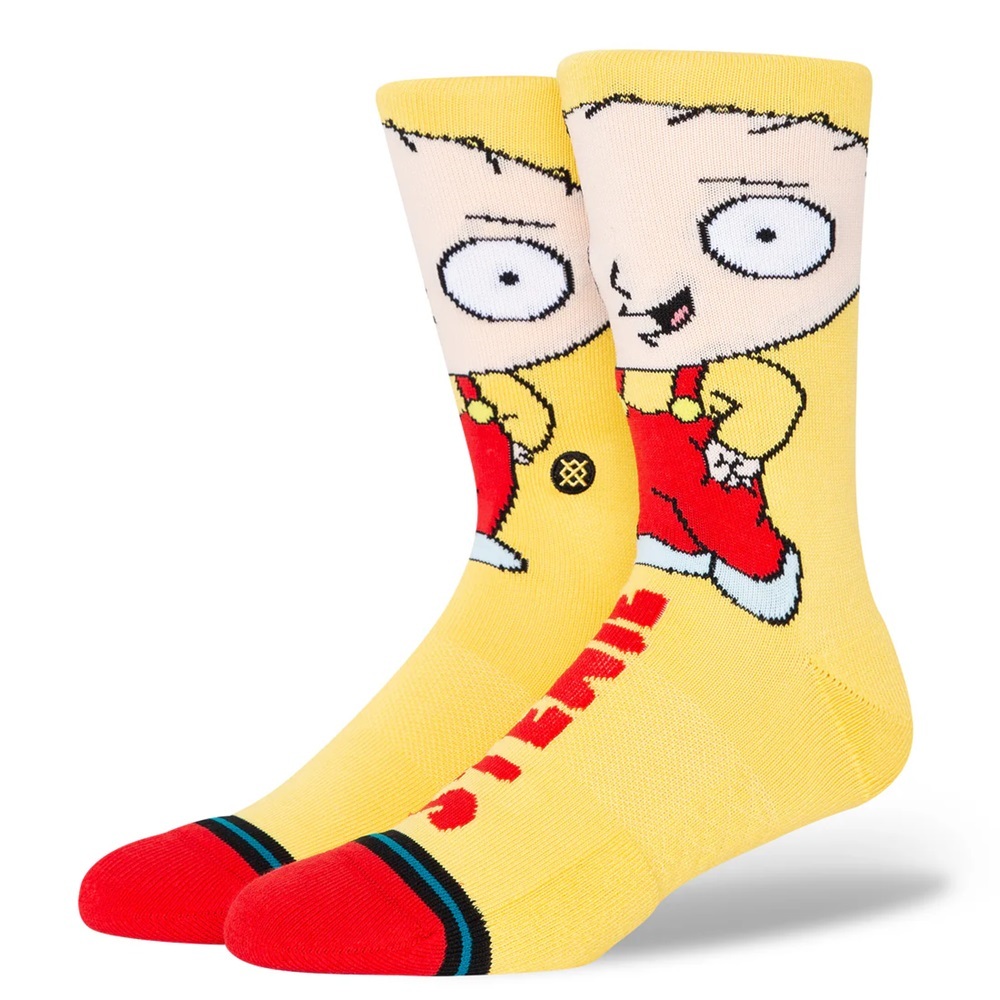 Stance Stewie Yellow Large Mens Socks