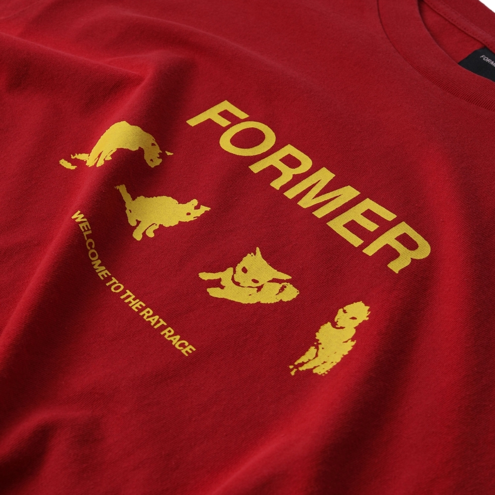 Former Kitty Litter Washed Red T-Shirt