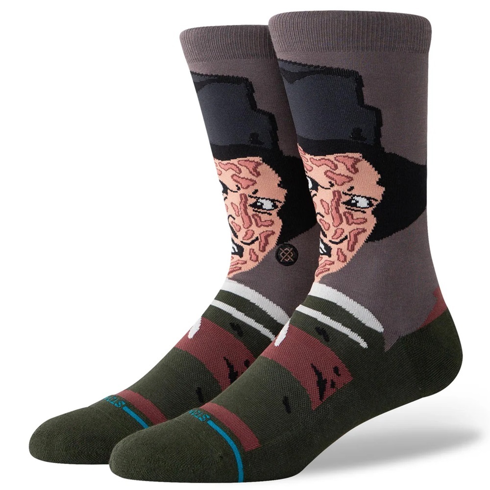 Stance Freddy Crew Black Large Mens Socks