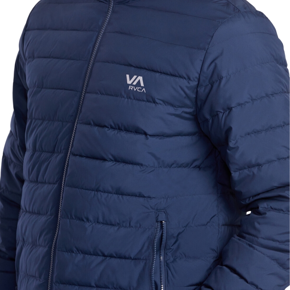 RVCA Packable Army Blue Puffa Jacket