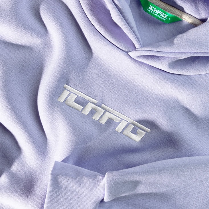 Ichpig Strike Cordless Lavender Hoodie [Size: M]