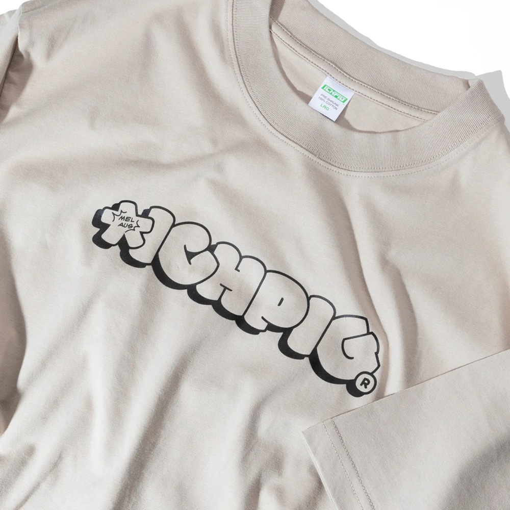 Ichpig Throwie Beige T-Shirt [Size: M]