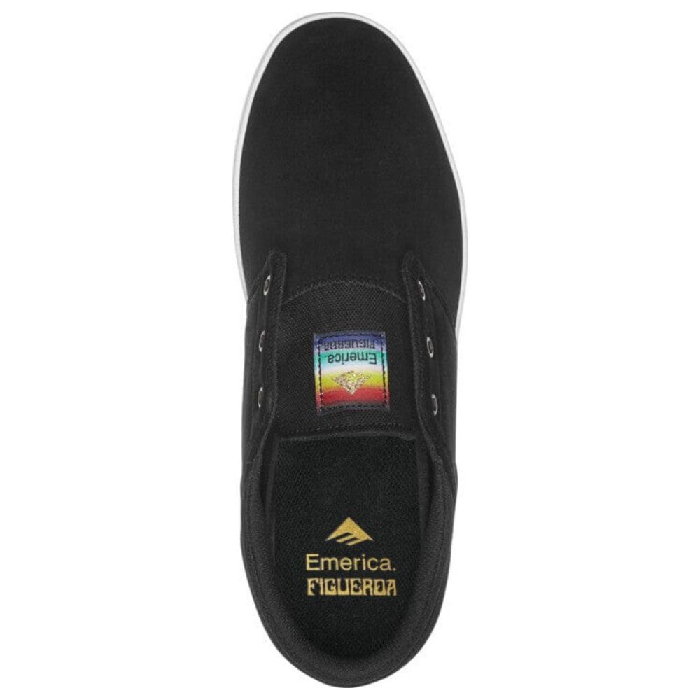 Emerica The Figueroa Black Mens Skate Shoes [Size: US 8]