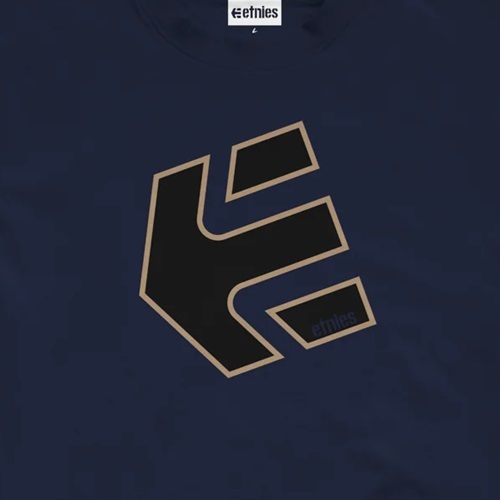 Etnies Crank Navy Black T-Shirt