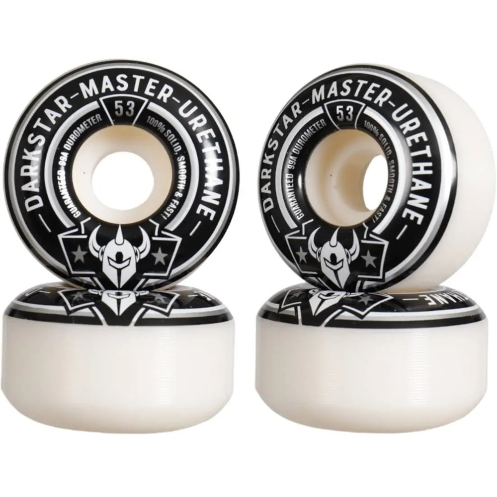 Darkstar Responder Silver 99A 53mm Skateboard Wheels