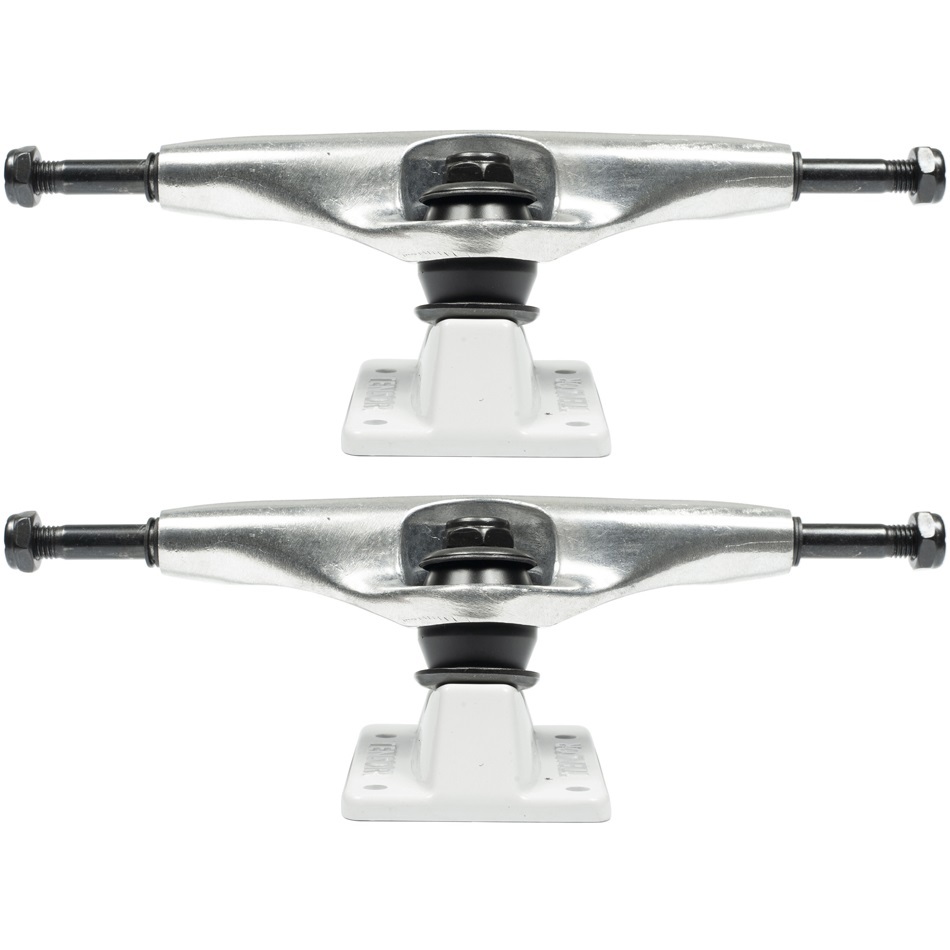 Tensor Alloys Raw White Set Of 2 Skateboard Trucks [Size: 5.00]