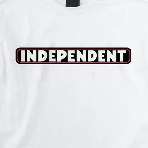 Independent Bar Original Fit White T-Shirt [Size: L]