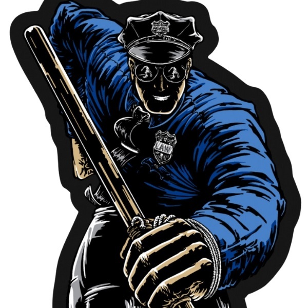 Powell Peralta Chris Senn Cop Skateboard Sticker