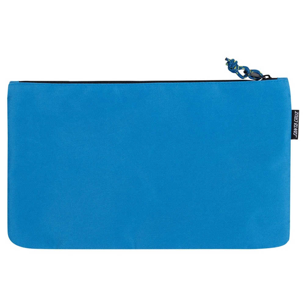 Santa Cruz Shark Dot Dual Zip Turquoise Pencil Case