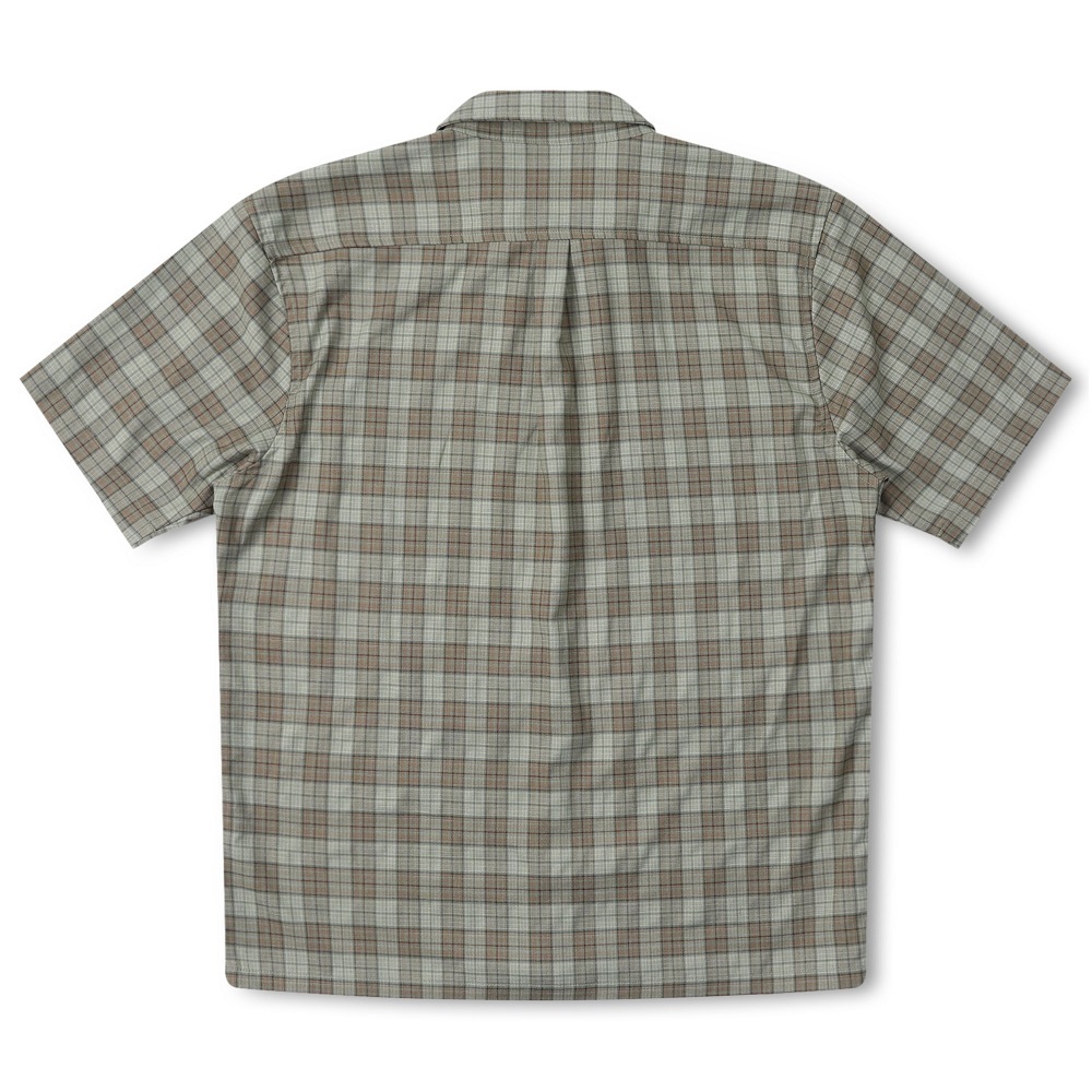 Former Manners Check Green Brown Button Up Shirt [Size: M]