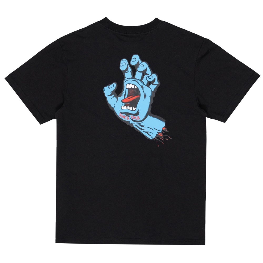 Santa Cruz Opus Screaming Hand Black Youth T-Shirt