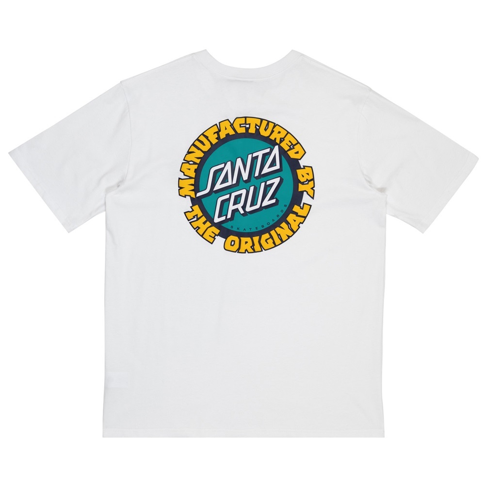 Santa Cruz Speed MFG Dot Puff White T-Shirt