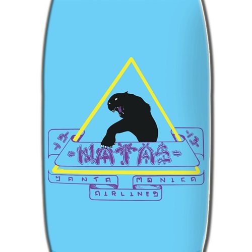 Santa Monica Airlines Natas Blue Dip 10 Skateboard Deck