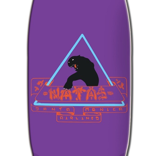 Santa Monica Airlines Natas Purple Dip 10 Skateboard Deck