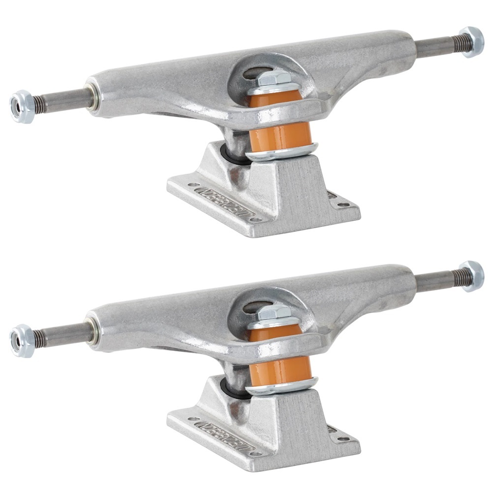 Independent Hollow Inverted Kingpin Silver Set Of 2 Skateboard Trucks [Size: 139]