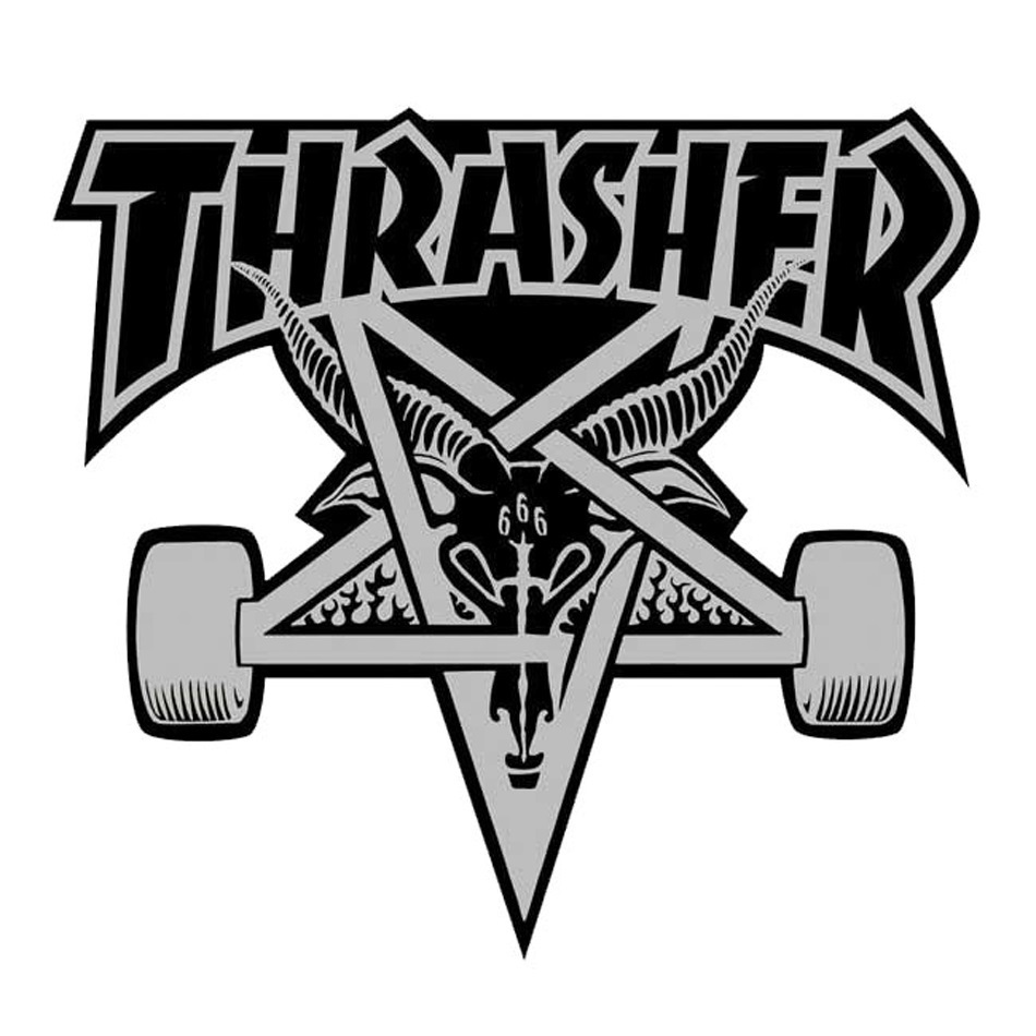 Thrasher Skate Goat Large Sticker