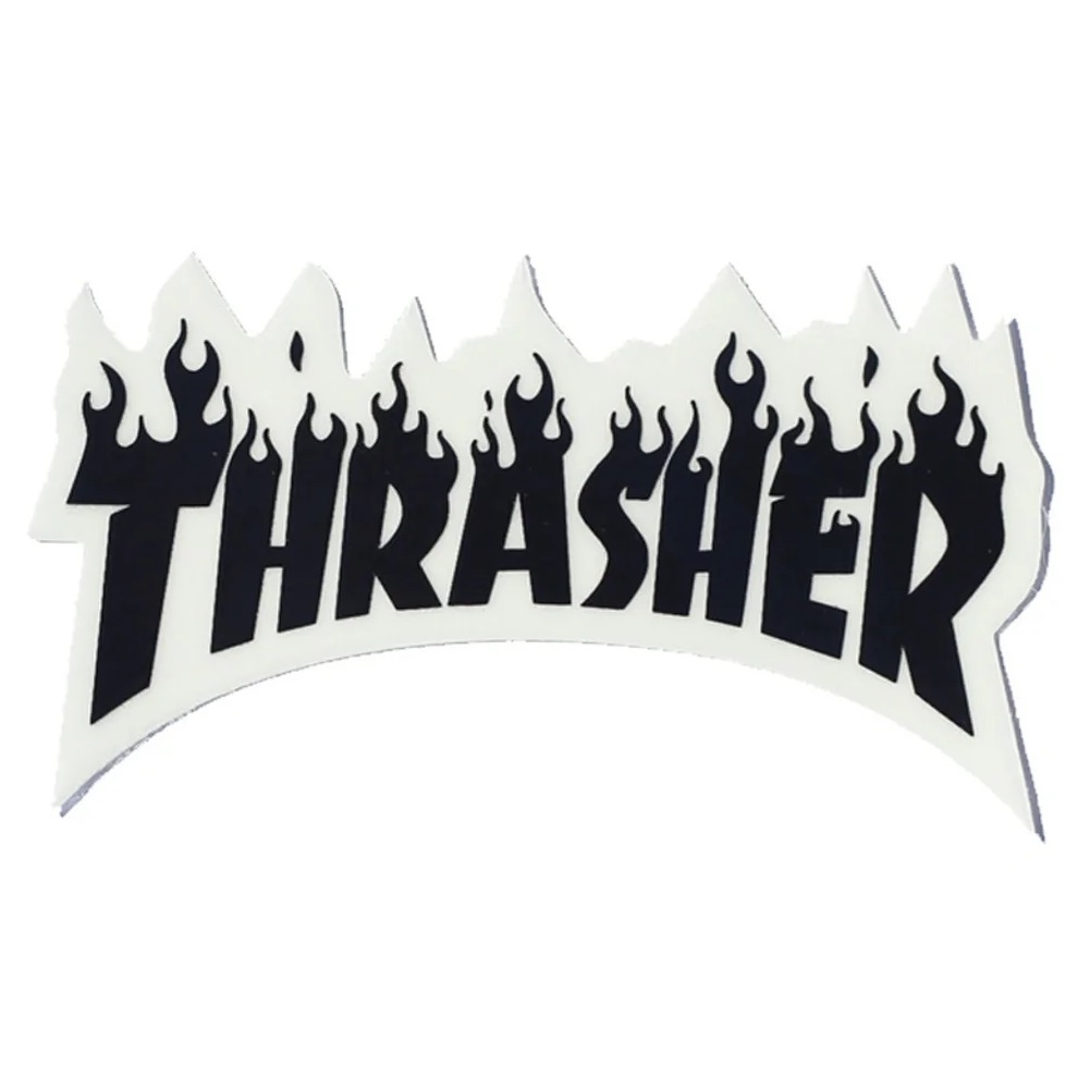 Thrasher Flame Logo Small Sticker