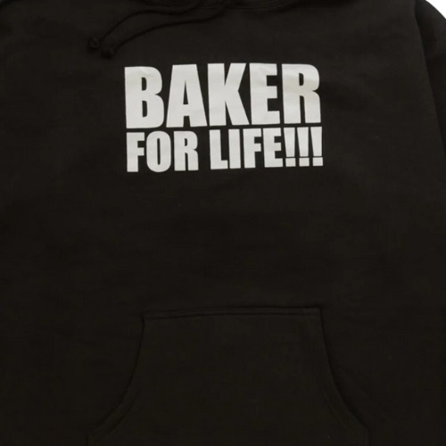 Baker 4 Life Black Hoodie [Size: M]