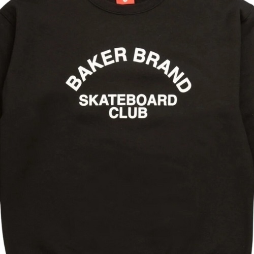 Baker Club Black Crew Jumper [Size: L]