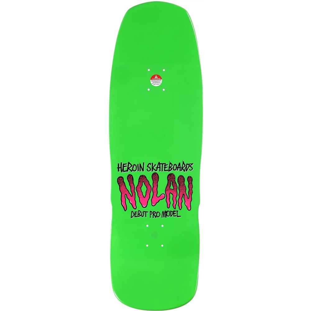 Heroin Nolan Mutation 10.1 Skateboard Deck