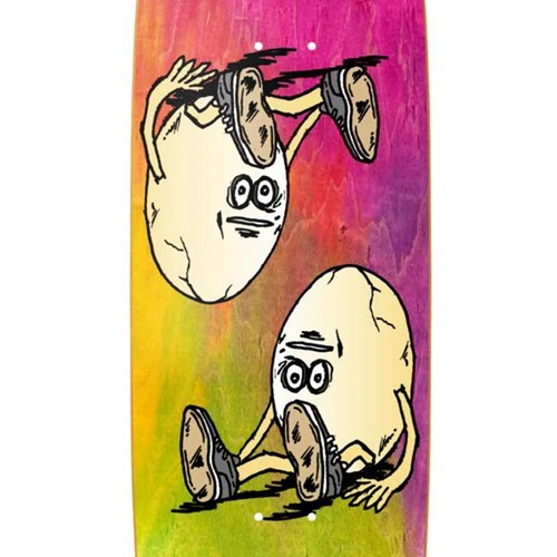 Heroin Symmetrical Egg Rainbow 8.75 Skateboard Deck