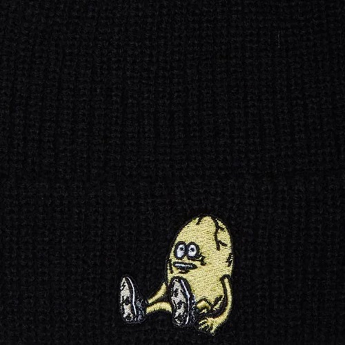 Heroin Egg Black Beanie