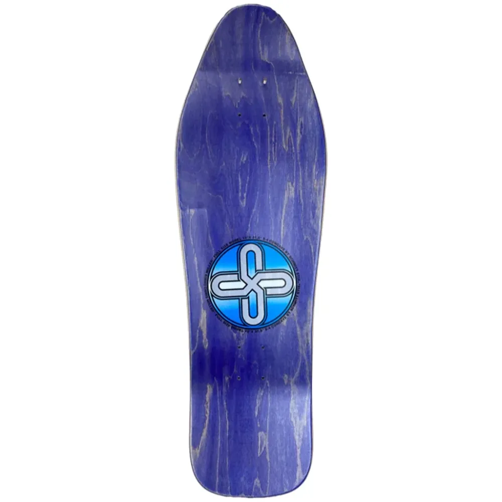 Schmitt Stix Chris Miller III Bird In Mouth Purple Skateboard Deck