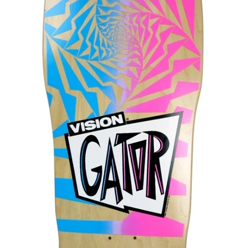 Vision Gator II Reissue Natural Fade Skateboard Deck