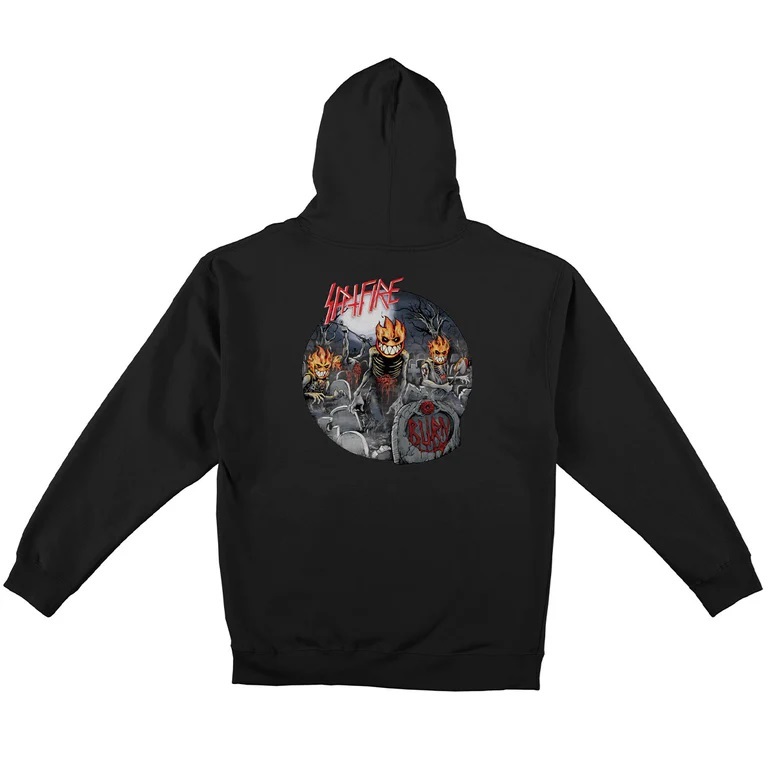 Spitfire Undead Black Zip Hoodie