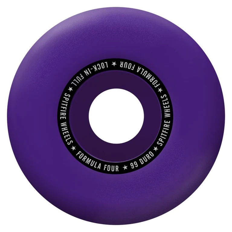 Spitfire Lock In Full Purple F4 99D 54mm Skateboard Wheels