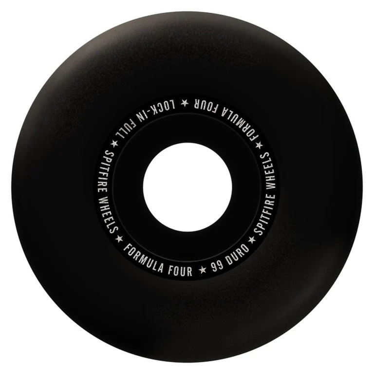 Spitfire Lock In Full Black F4 99D 57mm Skateboard Wheels