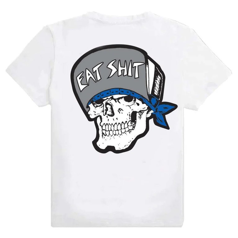 Dogtown Suicidal Skates Eat Shit White T-Shirt [Size: L]