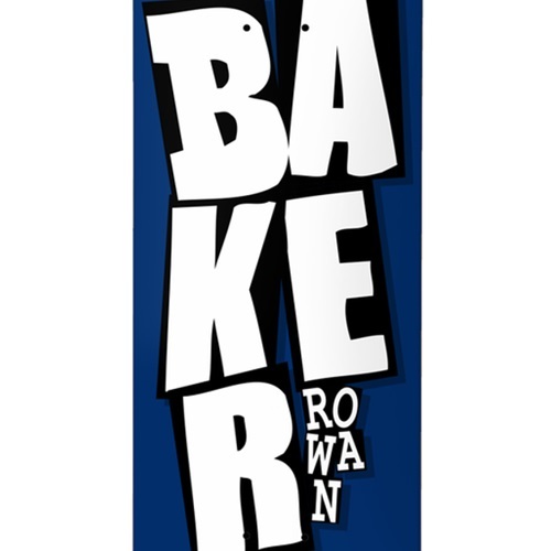 Baker Rowan Stacked Blue B2 8.25 Skateboard Deck