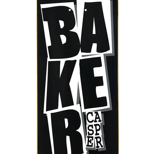 Baker Casper Stacked Black B2 8.5 Skateboard Deck