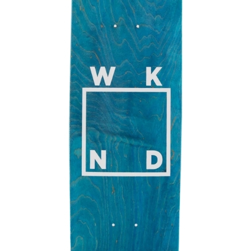 WKND Glitter Logo Blue 8.5 Skateboard Deck