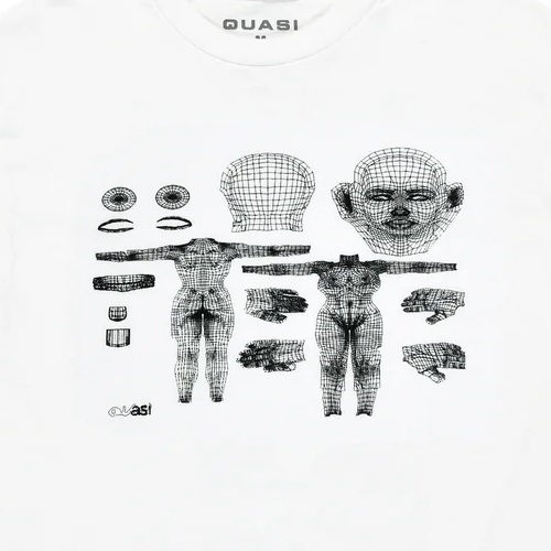 Quasi Designer White T-Shirt