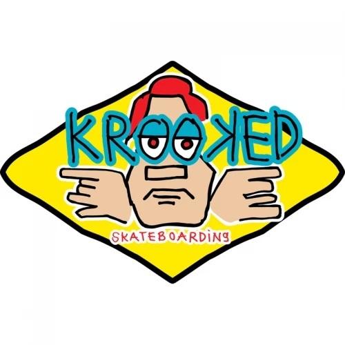 Krooked Arketype Medium Skateboard Sticker