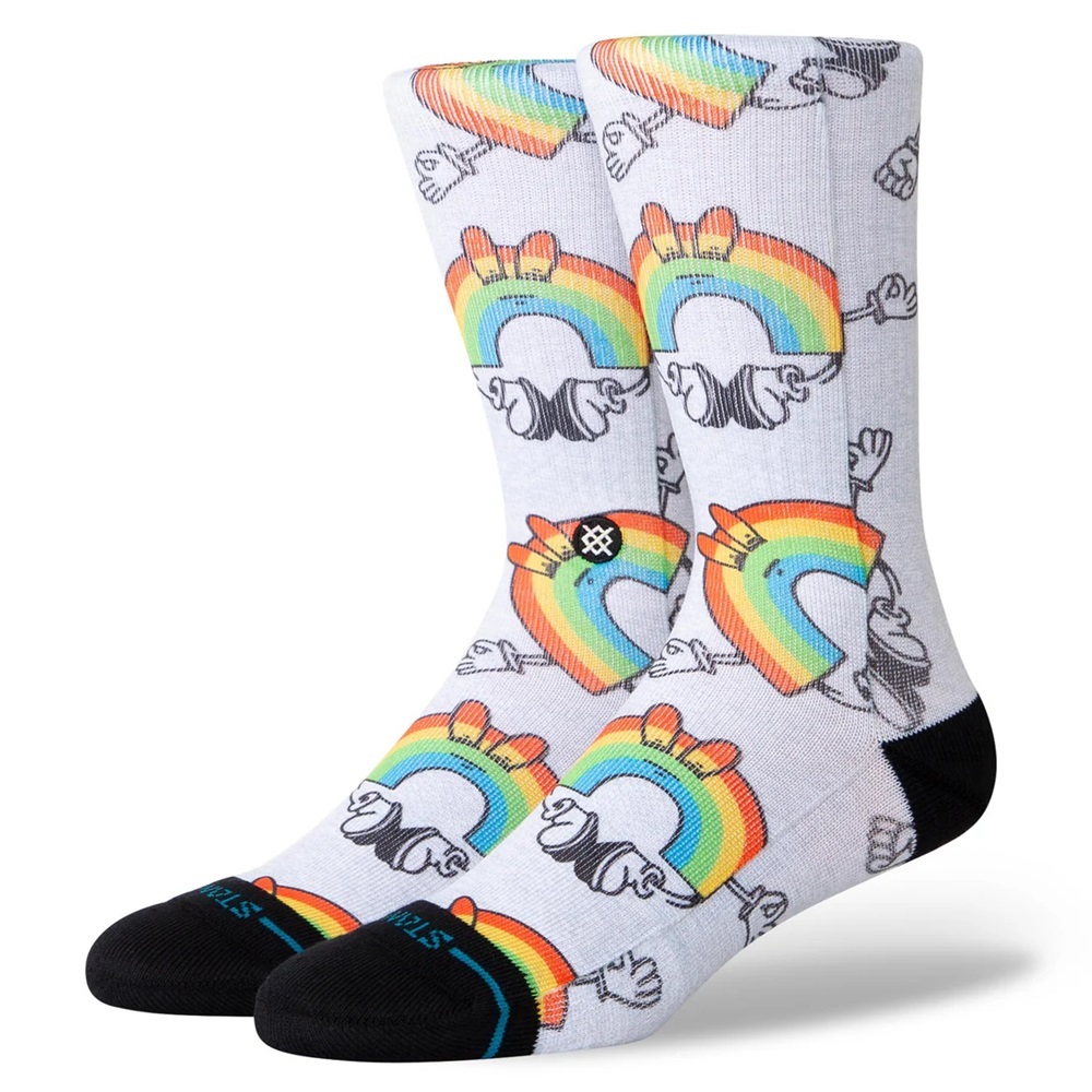 Stance Vibeon Rainbow Large Mens Socks