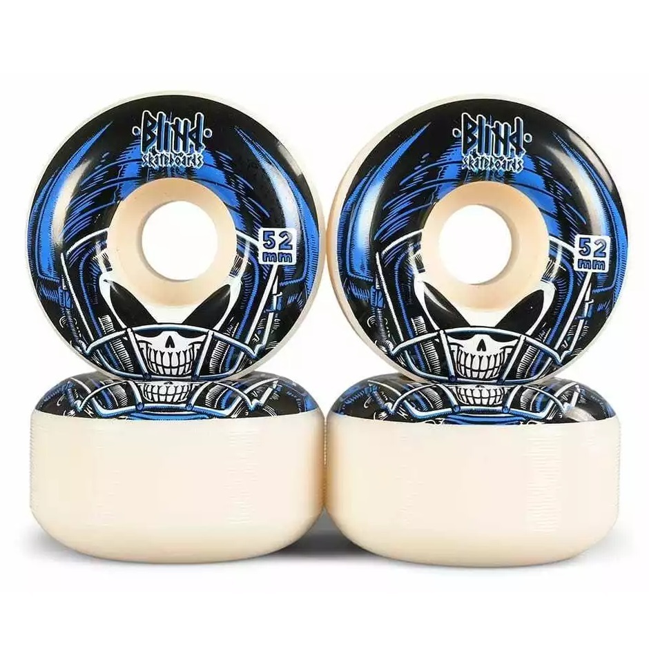 Blind Reaper Helmet Black 99A 52mm Skateboard Wheels