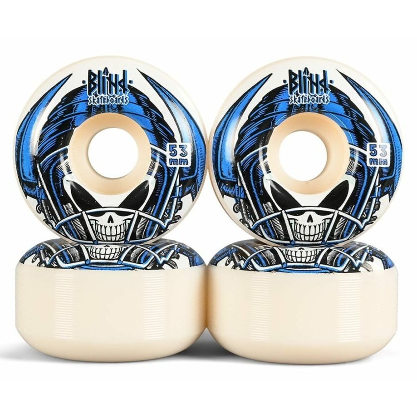 Blind Reaper Helmet White 99A 53mm Skateboard Wheels