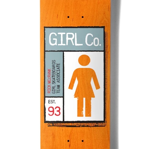 Girl Gridbox Rick McCrank 8.5 Skateboard Deck