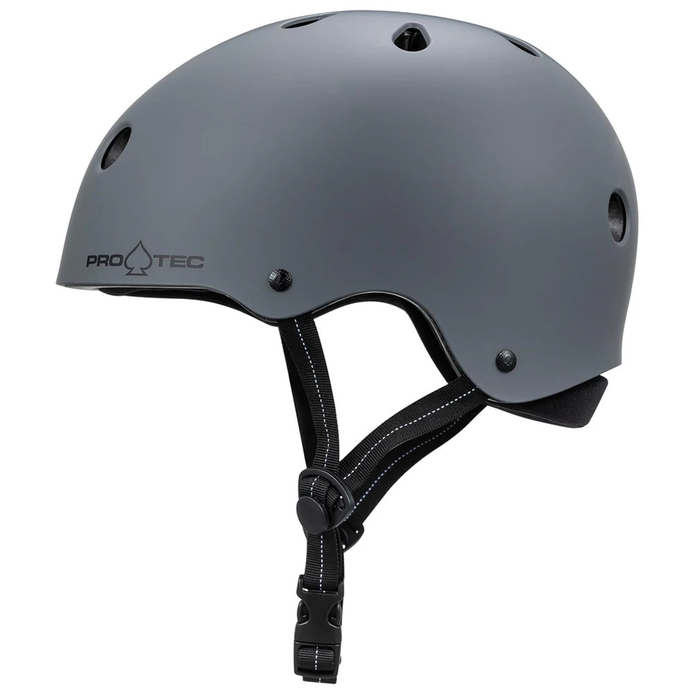 Protec Low Pro Certified Matte Grey Helmet