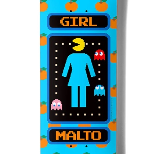 Girl Pac Man Collection Sean Malto 8.25 Skateboard Deck