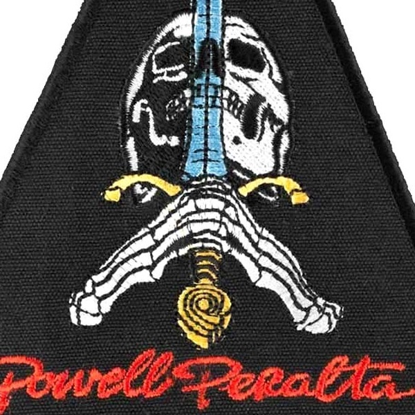 Powell Peralta Skull & Sword Black Patch