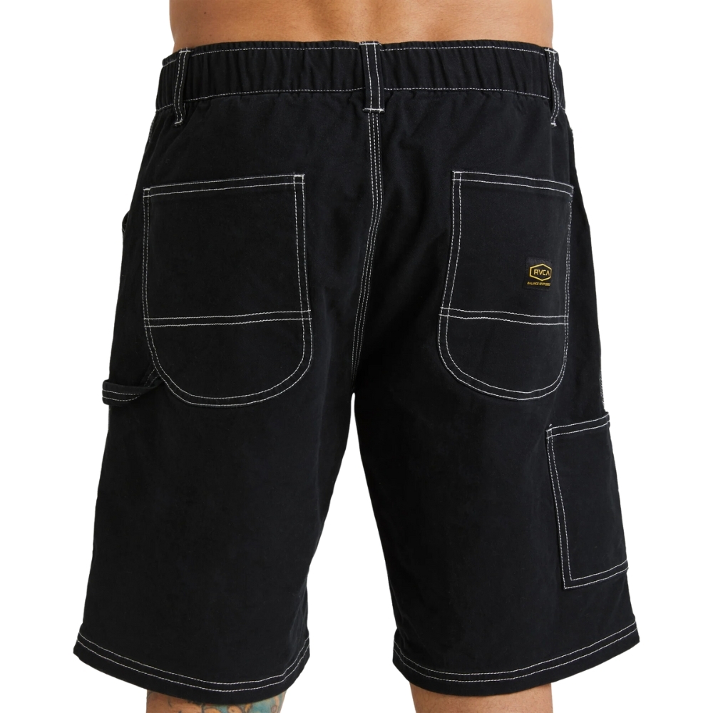 RVCA Americana Carpenter Black Shorts [Size: S]