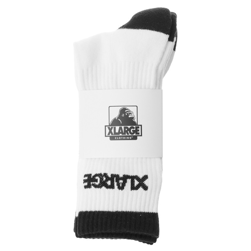 XLarge 91 White 3 Pack Socks