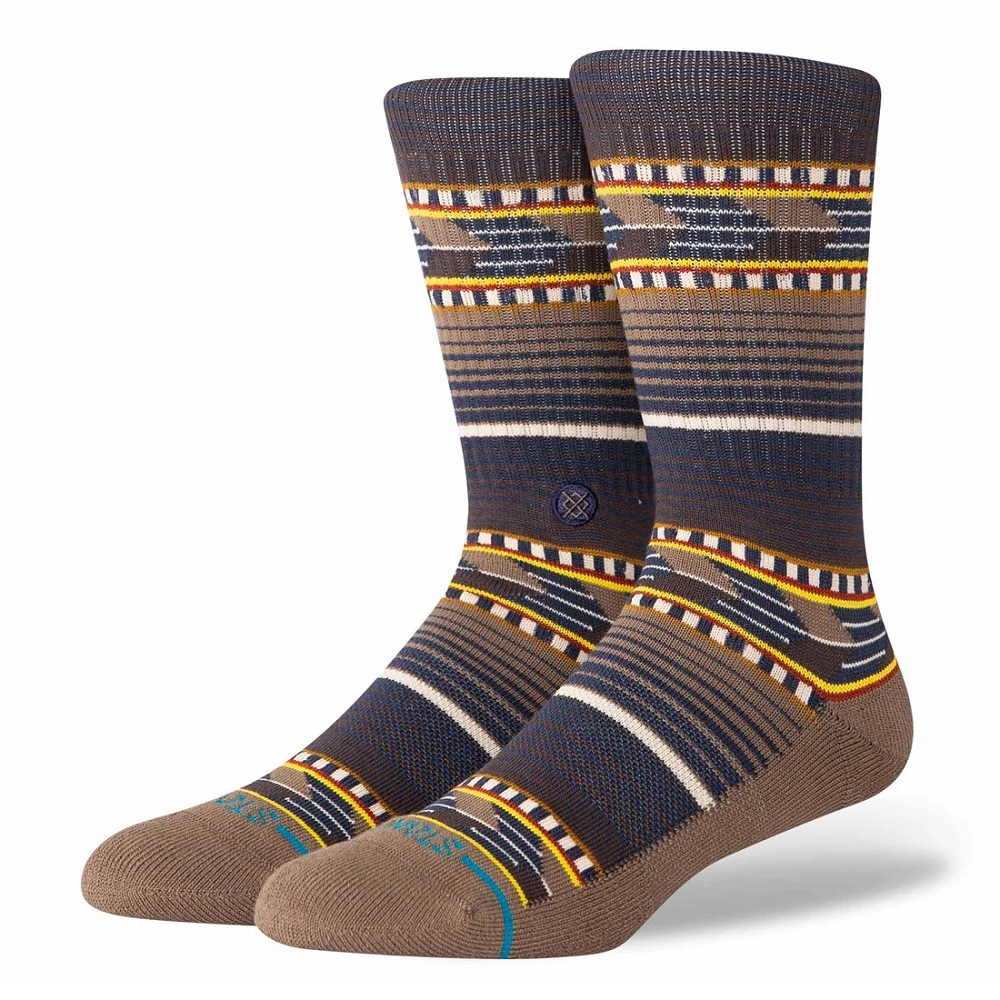 Stance Cedar Rock Brown Large Mens Socks